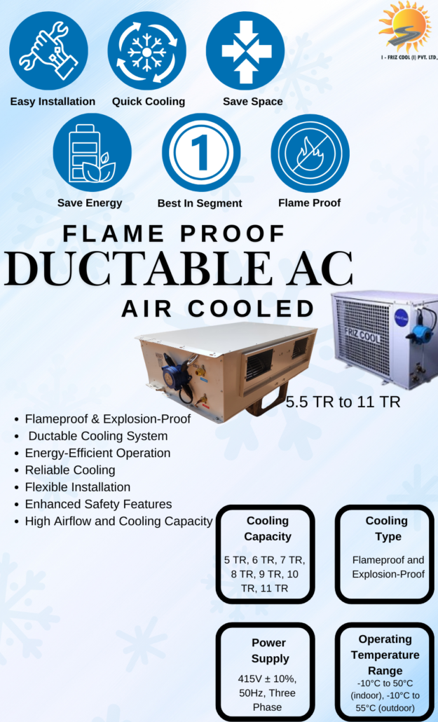 Flame proof Ductable air cooled ac